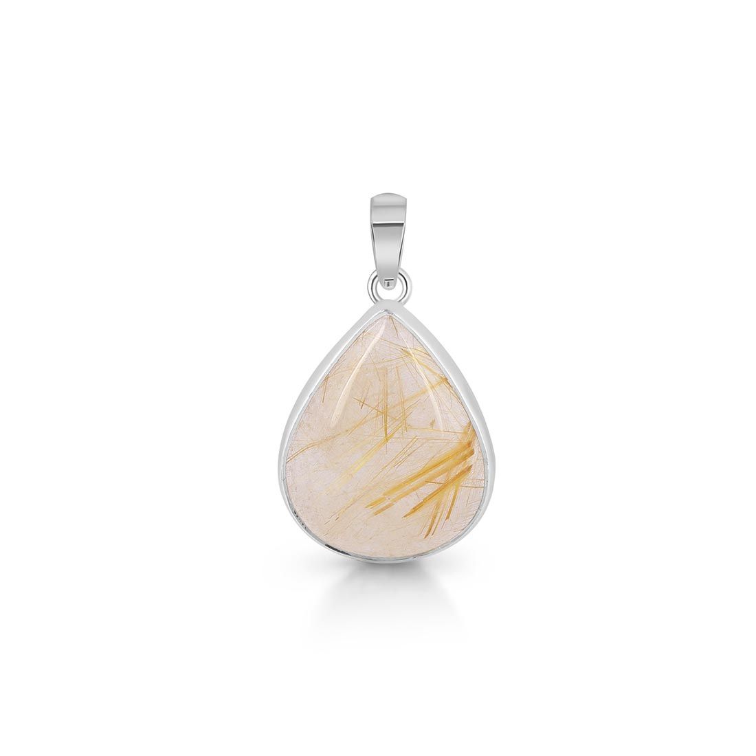 Golden Rutile Pendant-(GDR-P-8.)